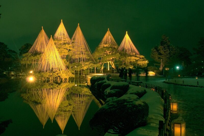 金沢城・兼六園四季物語～冬の段～が始まります。Kanazawa Castle and Kenrokuen Garden Winter illumination.