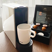 ネスプレッソコーヒーメーカーとカプセル